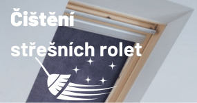 Čištění a údržba rolet