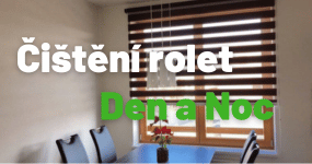 Čištění a údržba rolet