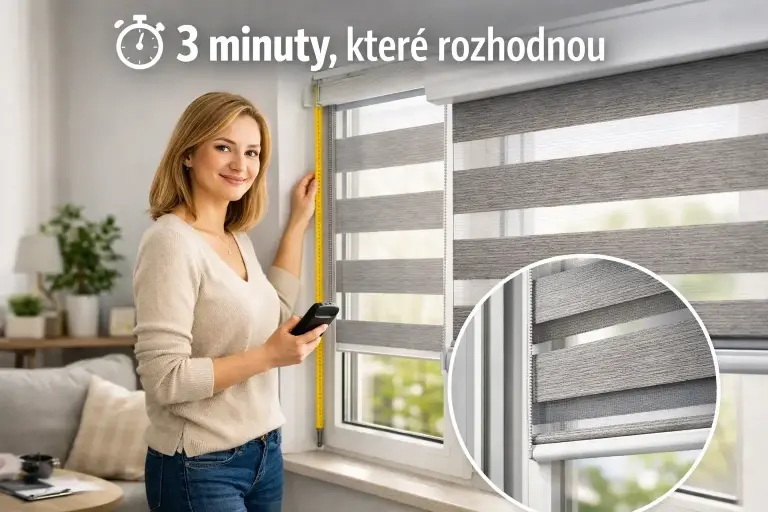 3 minuty, které rozhodnou: Jak vybrat správné rolety bez stresu