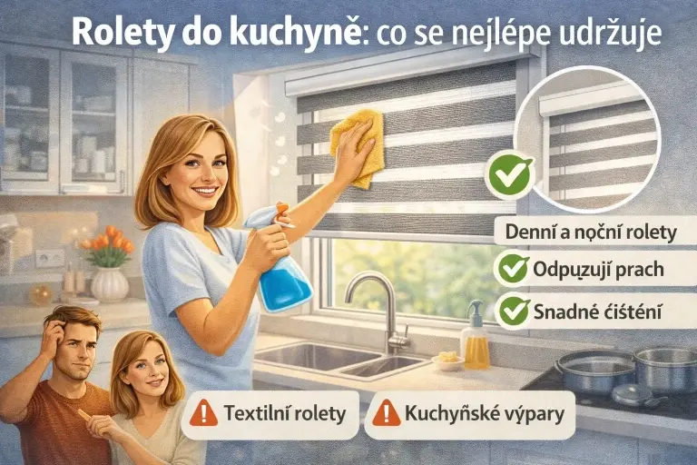 Rolety v interiéru