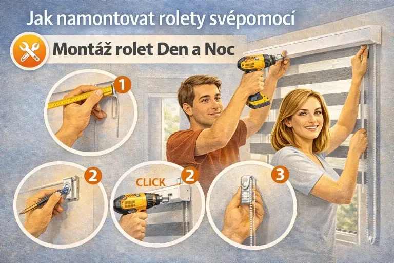 Jak namontovat rolety svépomocí