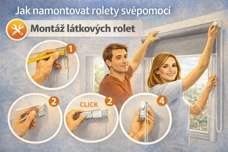 Jak namontovat rolety svépomocí