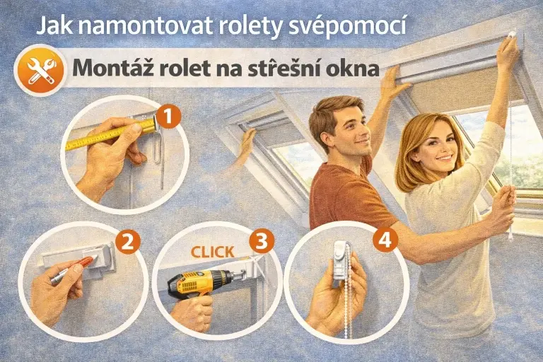 Jak namontovat rolety svépomocí