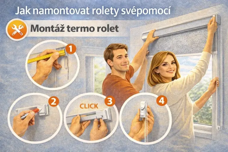 Jak namontovat rolety svépomocí