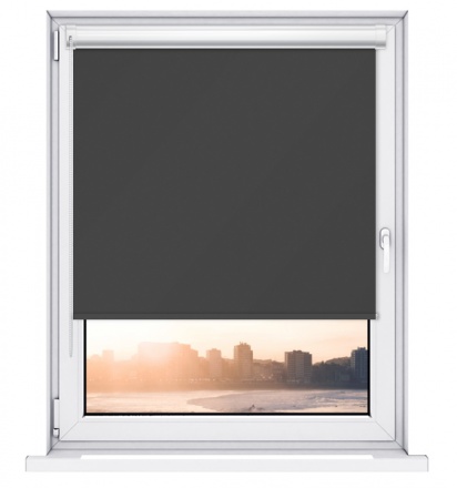 Termoizolační roleta v kazetě TERMO SILVER - antracitová