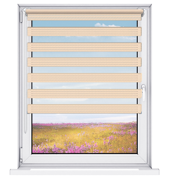 Roleta den a noc EXCLUSIVE - světle hnědá