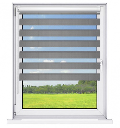 Roleta den a noc v kazetě BLACKNESS Den Noc - Grigio