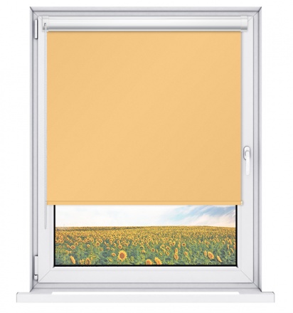 Zatemňovací roleta v kazetě BLACKOUT - žlutá