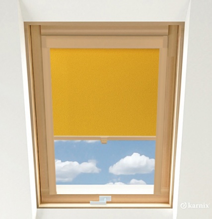 Střešní roleta PREMIUM PEARL - žlutá