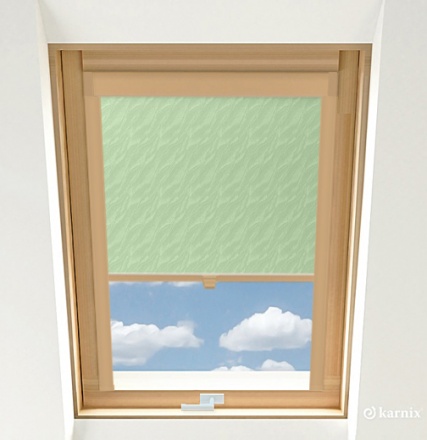 Střešní roleta PREMIUM AQUA - světle zelená