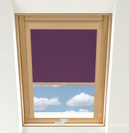 Střešní roleta PREMIUM BASMATI - švestková