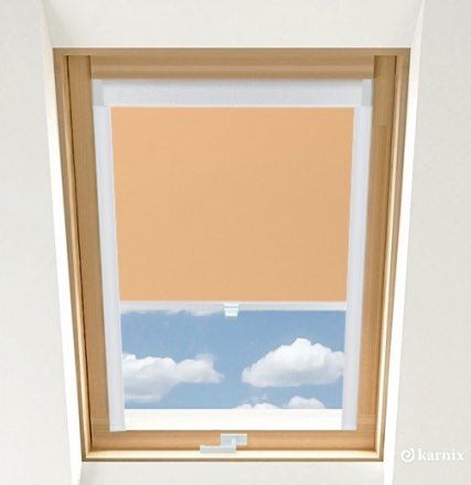 Střešní roleta PREMIUM BLACKOUT- broskvová