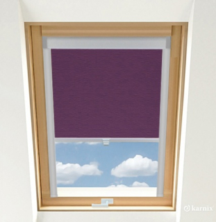 Střešní roleta PREMIUM BASMATI - švestková