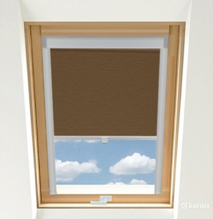 Střešní roleta PREMIUM BASMATI - ořechová