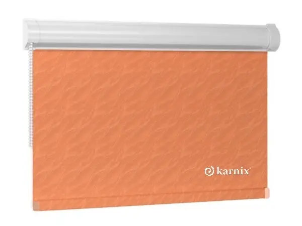 Látková roleta v kazetě AQUA - pomerančová