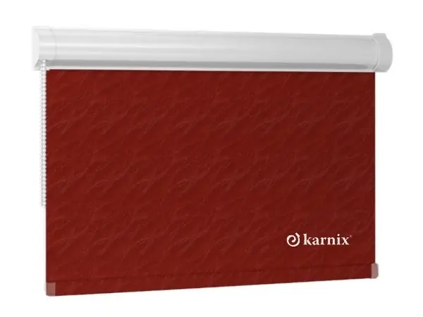 Látková roleta v kazetě AQUA - cherry