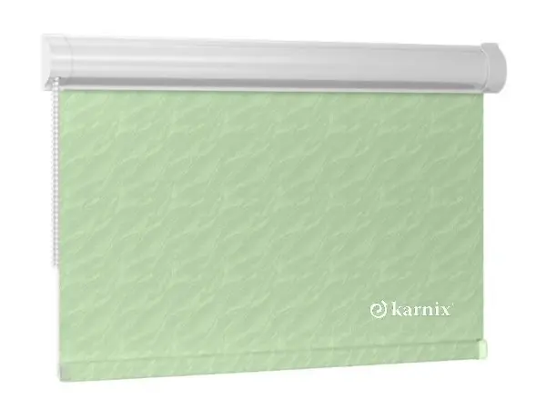 Látková roleta v kazetě AQUA - světle zelená