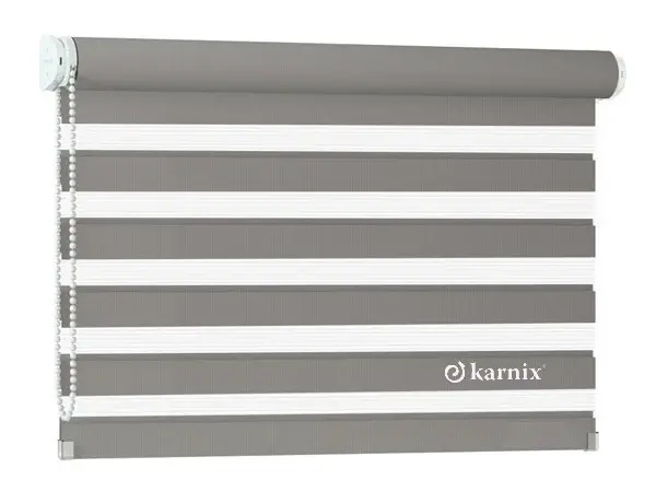 Předokenní roleta na zeď Den a Noc PROMO - ocelová