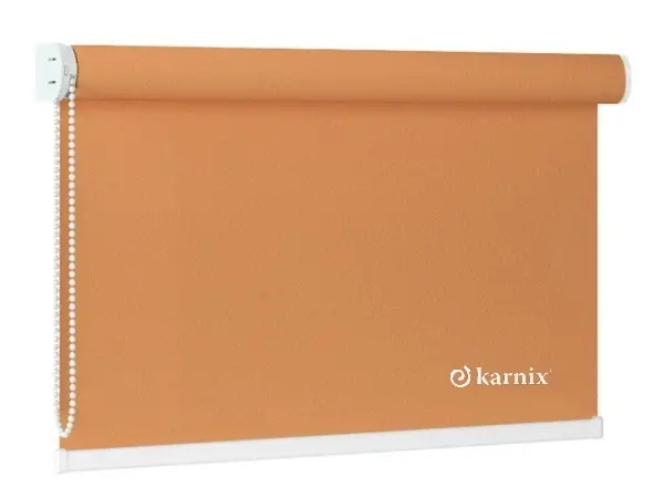 Předokenní látková roleta na zeď PEARL - broskvová