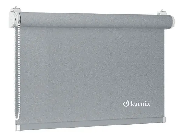 Látková roleta PEARL - ocelová