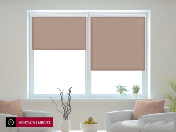 Látková roleta v kazetě PEARL - písková