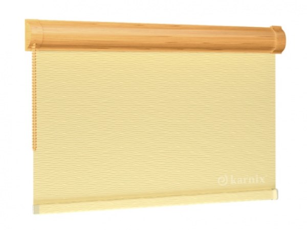 Látková roleta v kazetě BASMATI - wenge