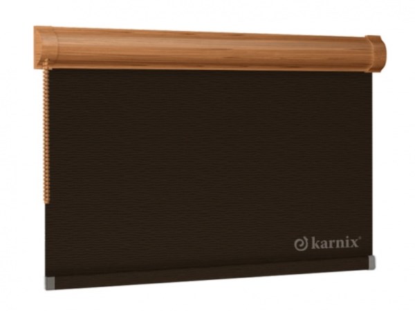 Látková roleta v kazetě BASMATI - wenge