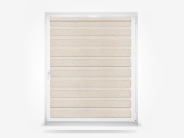 Předokenní roleta na zeď Den a Noc PROMO - slámová