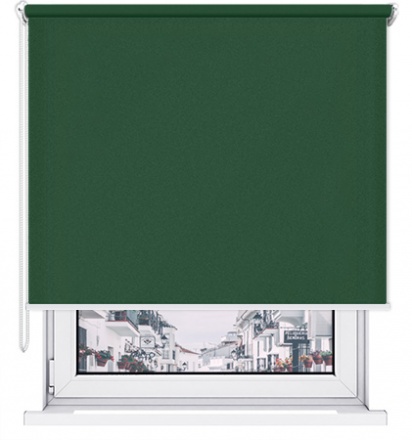 Předokenní látková roleta na zeď PEARL - zelená